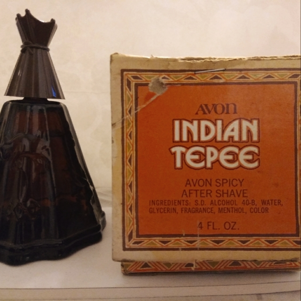 Vintage Avon Indiana Tepee After Shave